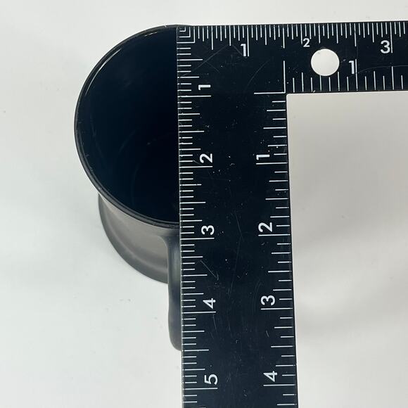 5 Vintage Playboy Club Black Drinking Mugs Glass Matte Black Gold Tankard 16oz - Picture 12 of 16